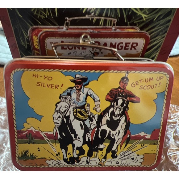1997 Hallmark Keepsake Ornament The Lone Ranger Lunchbox - Picture 5 of 7
